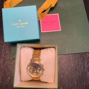 BNWB Kate Spade gold watch
